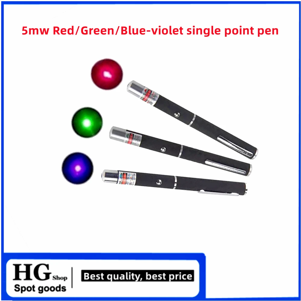 Max. Output Power5mw Red/Green/Blue-Violet Laser pointer Single-point three-color laser pointer Point-like laser pointer