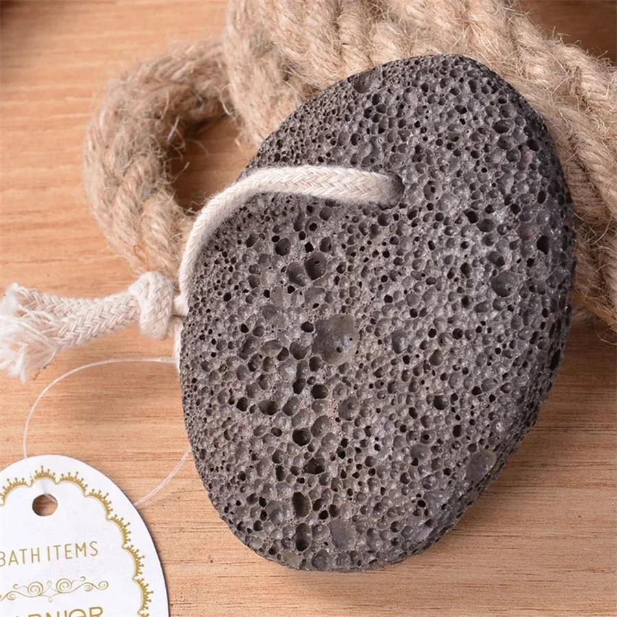 1PC Natural Foot Pumice Stone Pedicure Tools Natural Foot Scrubber for Exfoliation to Clear Callus on Hands Heels and Body