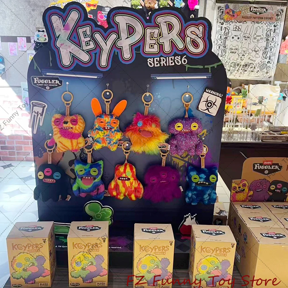 Fuggler Monster Keyper Stofftier Original Neue Fugg Blind Box Plüschtiere Flauschiger Rucksack Weihnachtsdekorationen Puppe Geburtstagsgeschenk