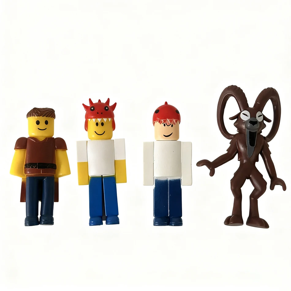 6-18 قطعة/مجموعة 99 ليلة في الغابة أرقام أرقام تمثال البومة الماعز الذئب الغزلان 99 ليال في الغابة تمثال لعبة بلاستيكية هدية