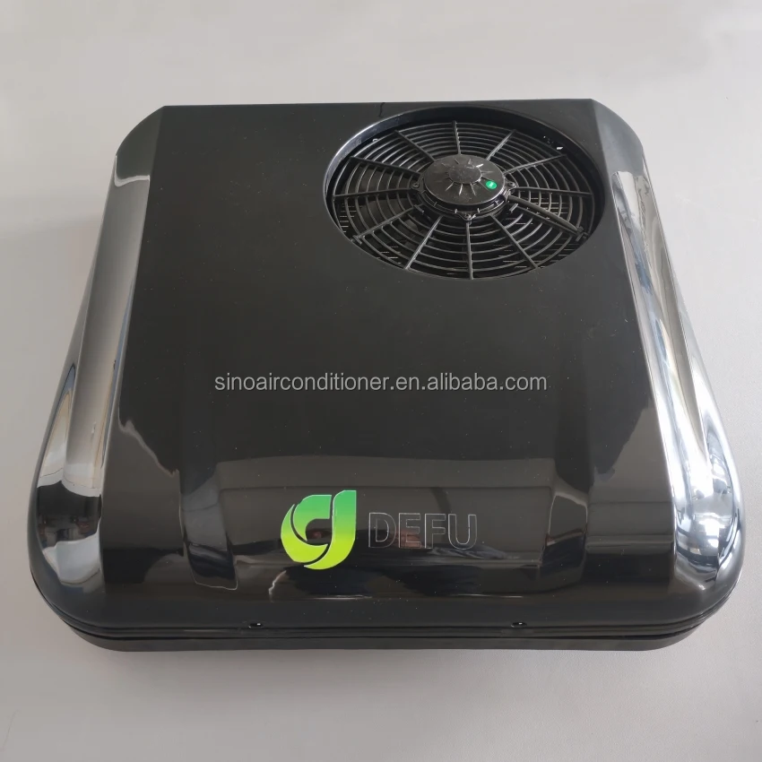 24V 12 Volt Rooftop Heating Cooling Conditioning Electric Parking DC 12v Air Conditioner For Car