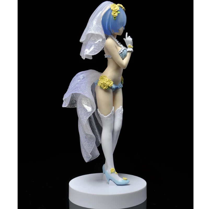 In Stock Original Bandai BANPRESTO EXQ Scenery Series Rem Action Figure Animation Toy Gift Model Collector Anime Genuine