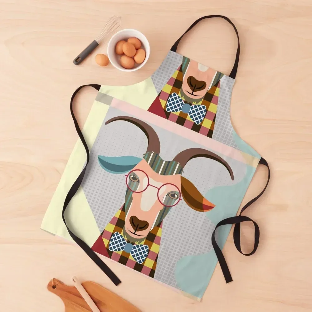 

Billy Goat Apron household woman Waterproof Kitchen For Women christmas Kitchen Tools Accessories Apron