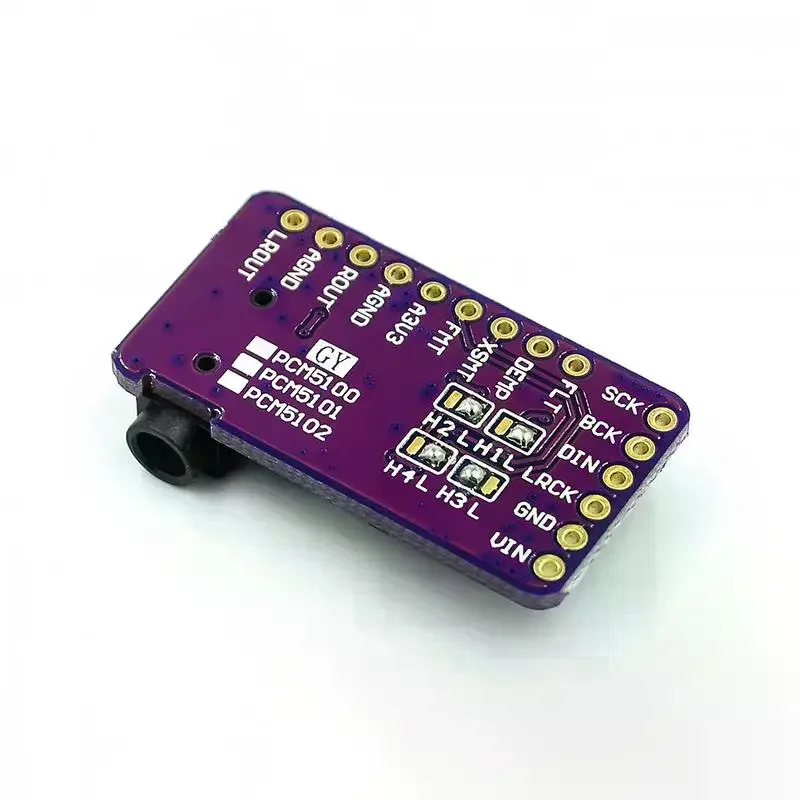 Picture 4: 1 Set Player Module Interface I2S PCM5102A DAC Decoder For Raspberry Pi PHAT Format Board Digital PCM5102 Audio Board