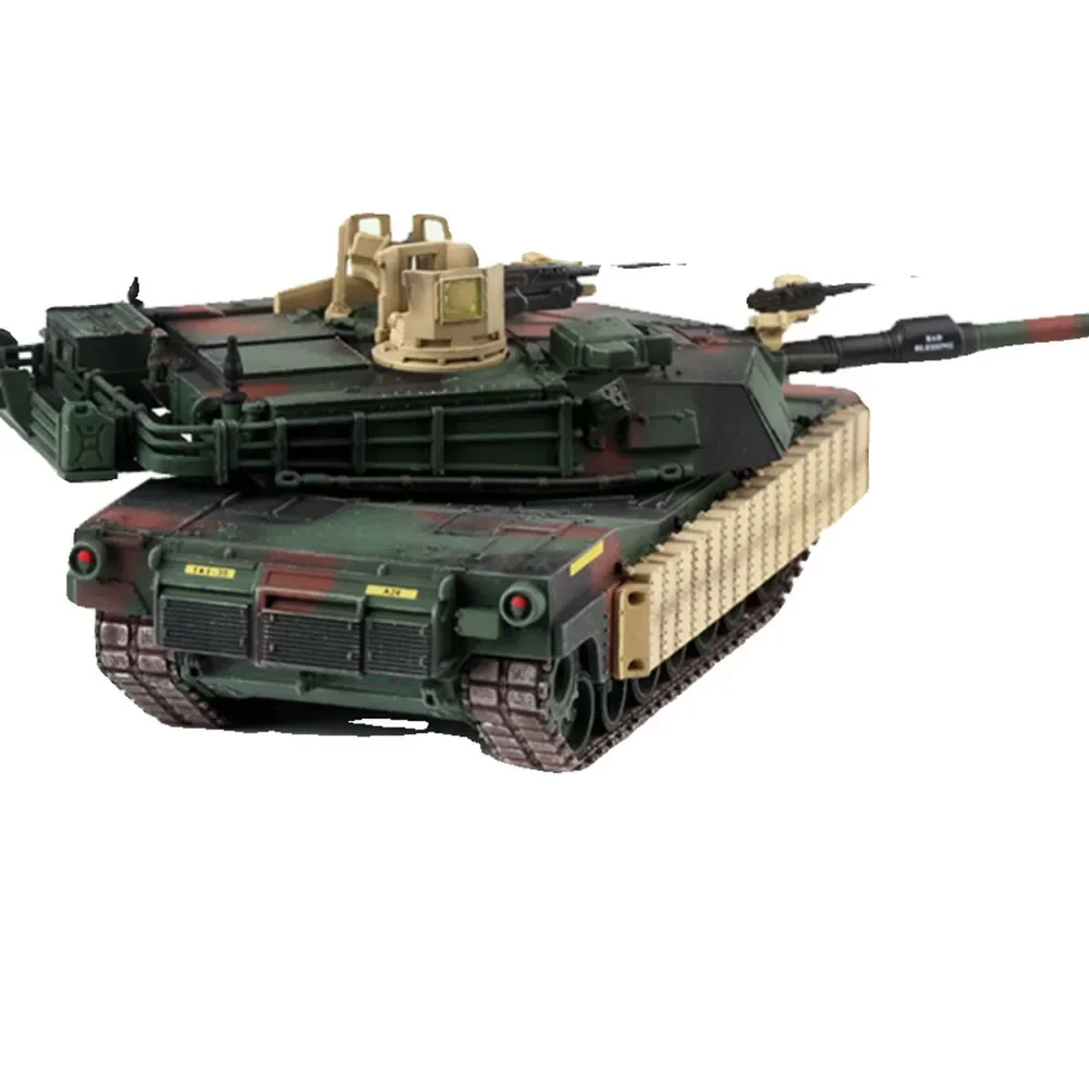 New Home Decor  1/72 Scale US M1A1 TUSK M1 Main Battle Tank Abrams Mixed Color Model Simulation Finished Collection Gift