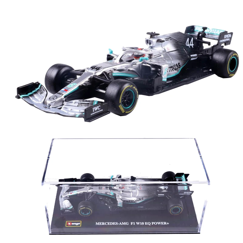 Bburago 1:43 2019 2021 Mercedes F1 W10 W12 Performance #44 Hamilton #77 Bottas Alloy Luxury Vehicle Diecast Cars Model Toy Gift