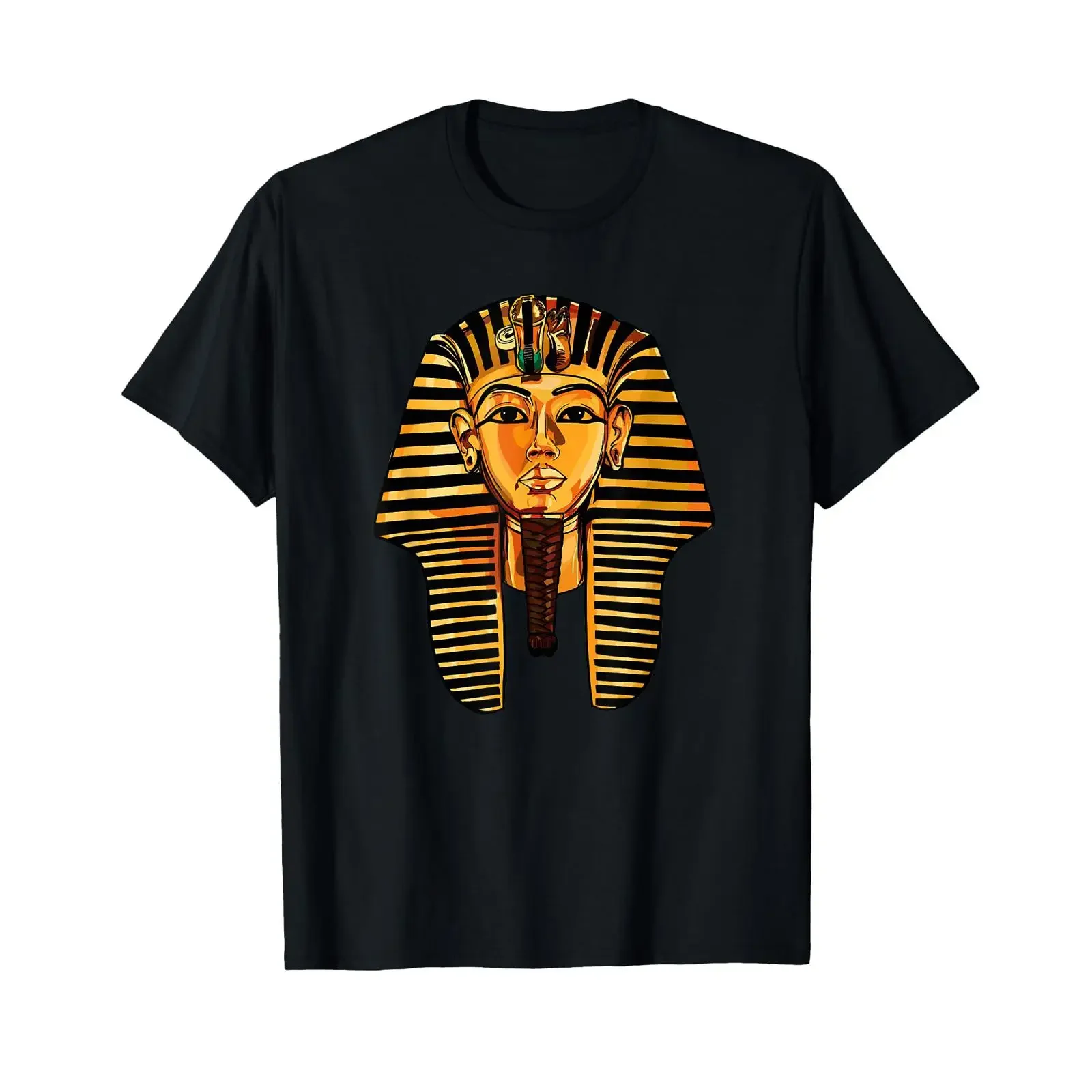 King Pharaoh Tutankhamun TUT Ancient Egyptian T Shirt vintage Washed Versatile fashion Comfortable Slightly designer clothes