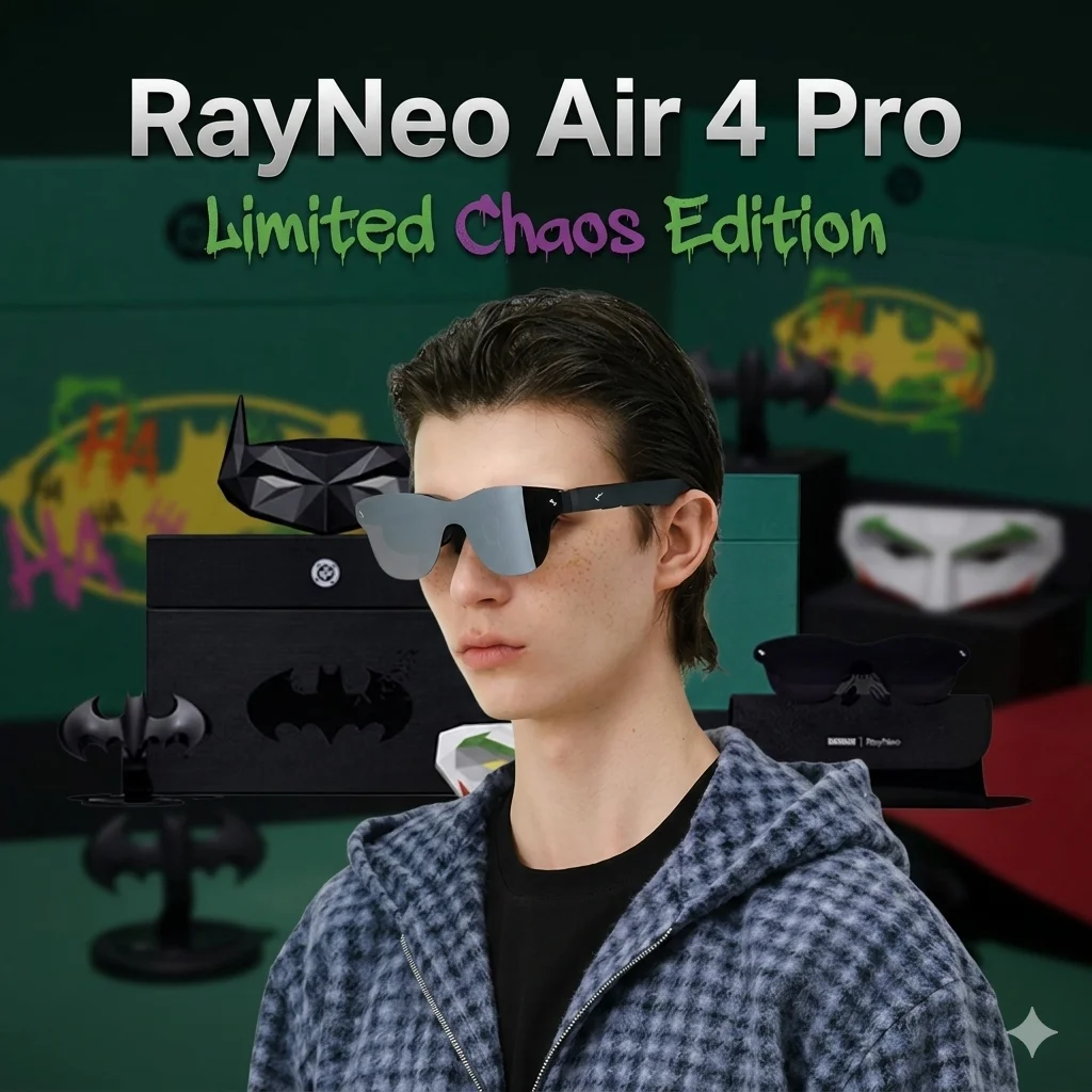 

2026 New TCL RayNeo Air 4 Pro Justice & Chaos Limited Edition Smart AR glasses, HDR10 glasses, high-definition viewing device