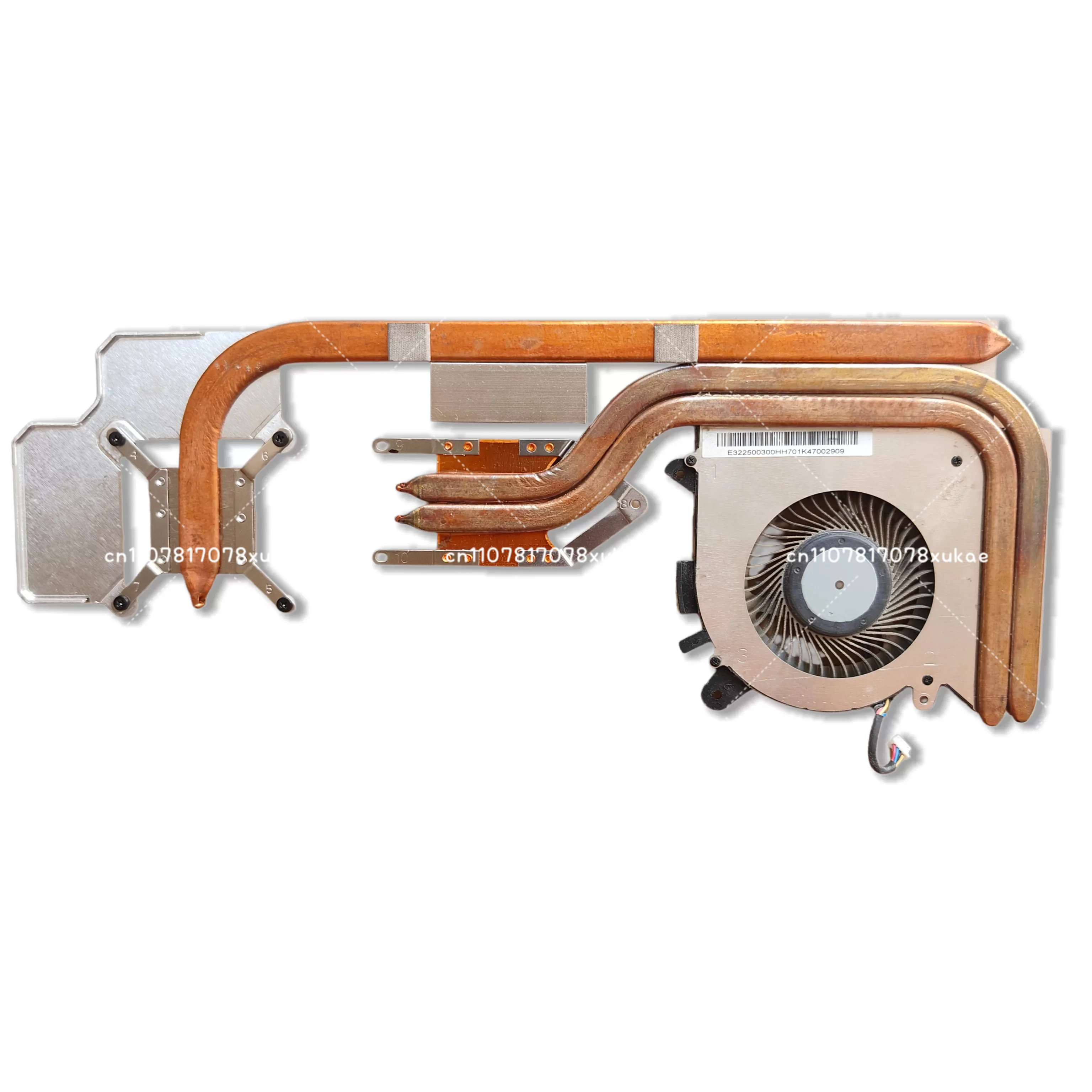 For MSI GF63 MS-16R4 Radiator Fan Copper Tube Cooling Module Original Second-hand Disassembly
