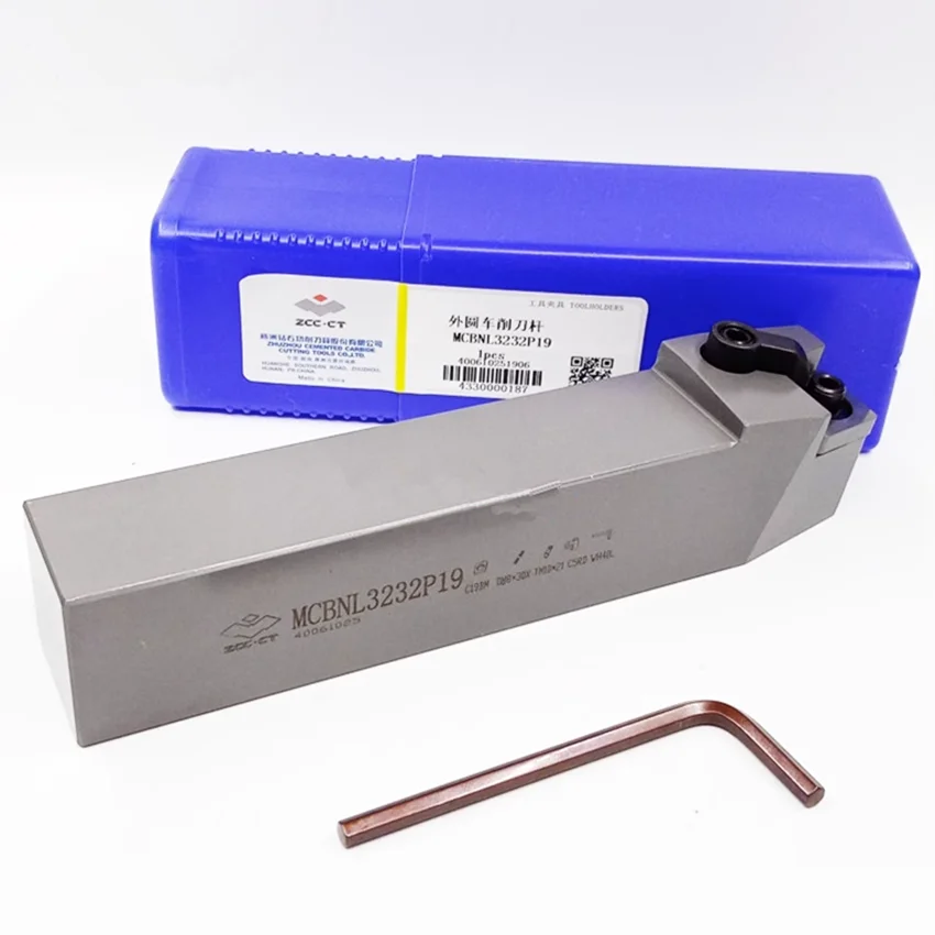 Herramienta de torneado externo MCBNR3232P16, MCBNL3232P16, MCBNR3232P19, MCBNL3232P19, ZCC.CT, barra cortadora para inserciones CN, 1 unidad/caja