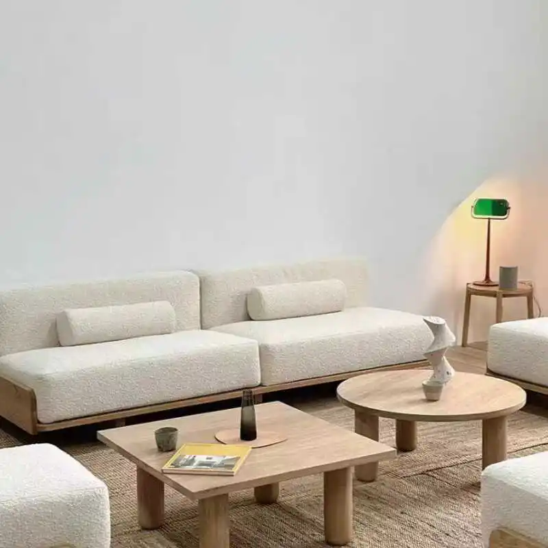 نورديك، حديث، فاخر خفيف، صوف خروف، كرسي أريكة، سجل، قماش، غرفة معيشة