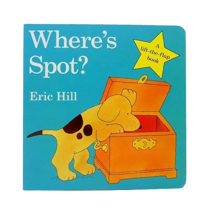 أين هي كتاب التقليب من الورق المقوى للأطفال باللغة الإنجليزية مع الصوت #1