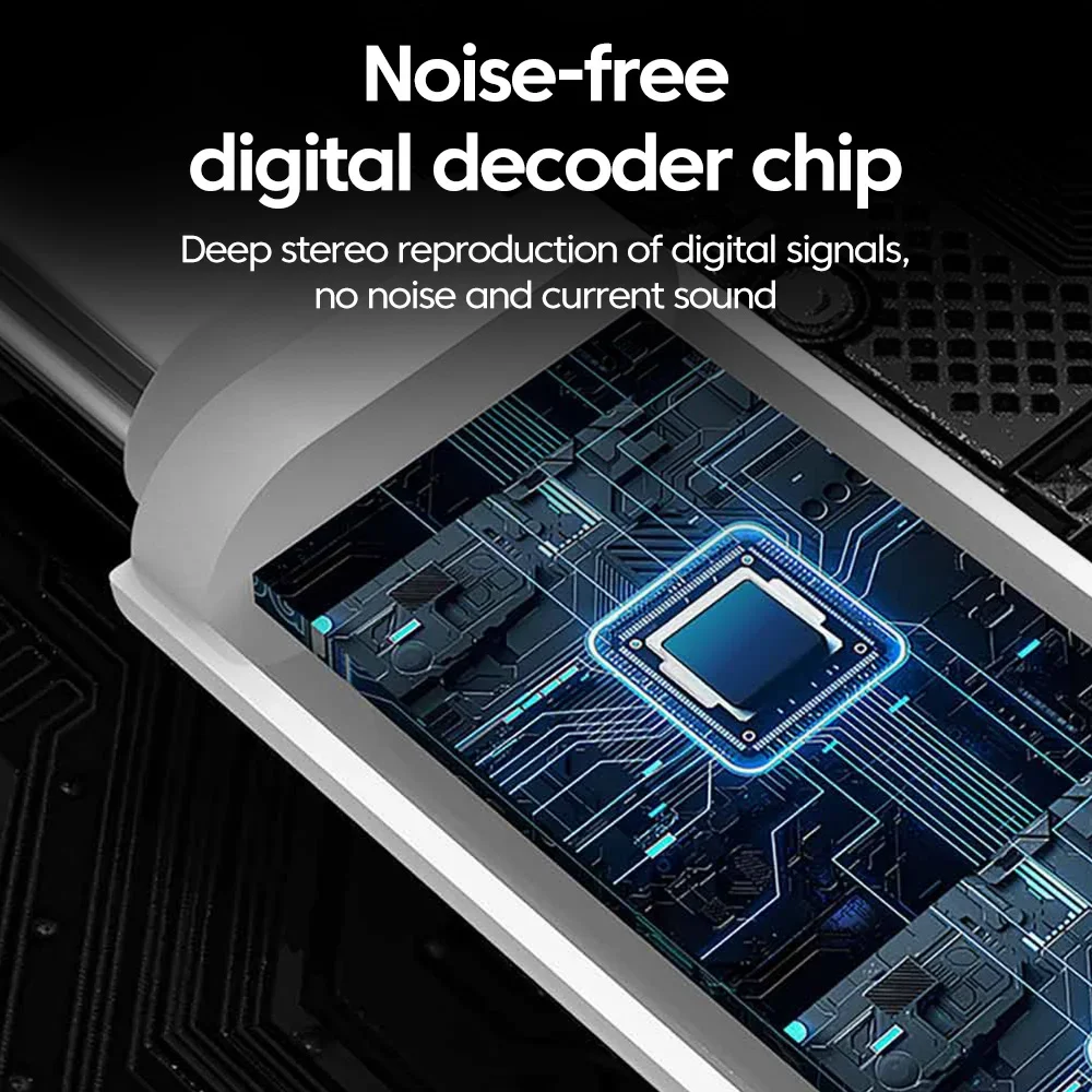 USB/Type C to 3.5 mm jack Audio Adapter USB C 3 5mm Audio Converter Headphone Adapter For IPhone15 Samsung Sound Card External