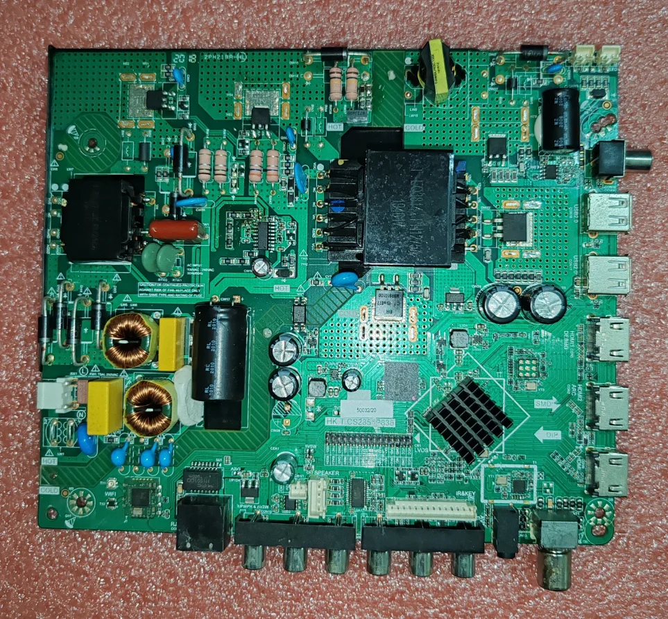 

HK.T.CS2351P838 Three in one WiFi network TV motherboard, physical photo, tested for 1G+8g 1920X1080 130V 300ma