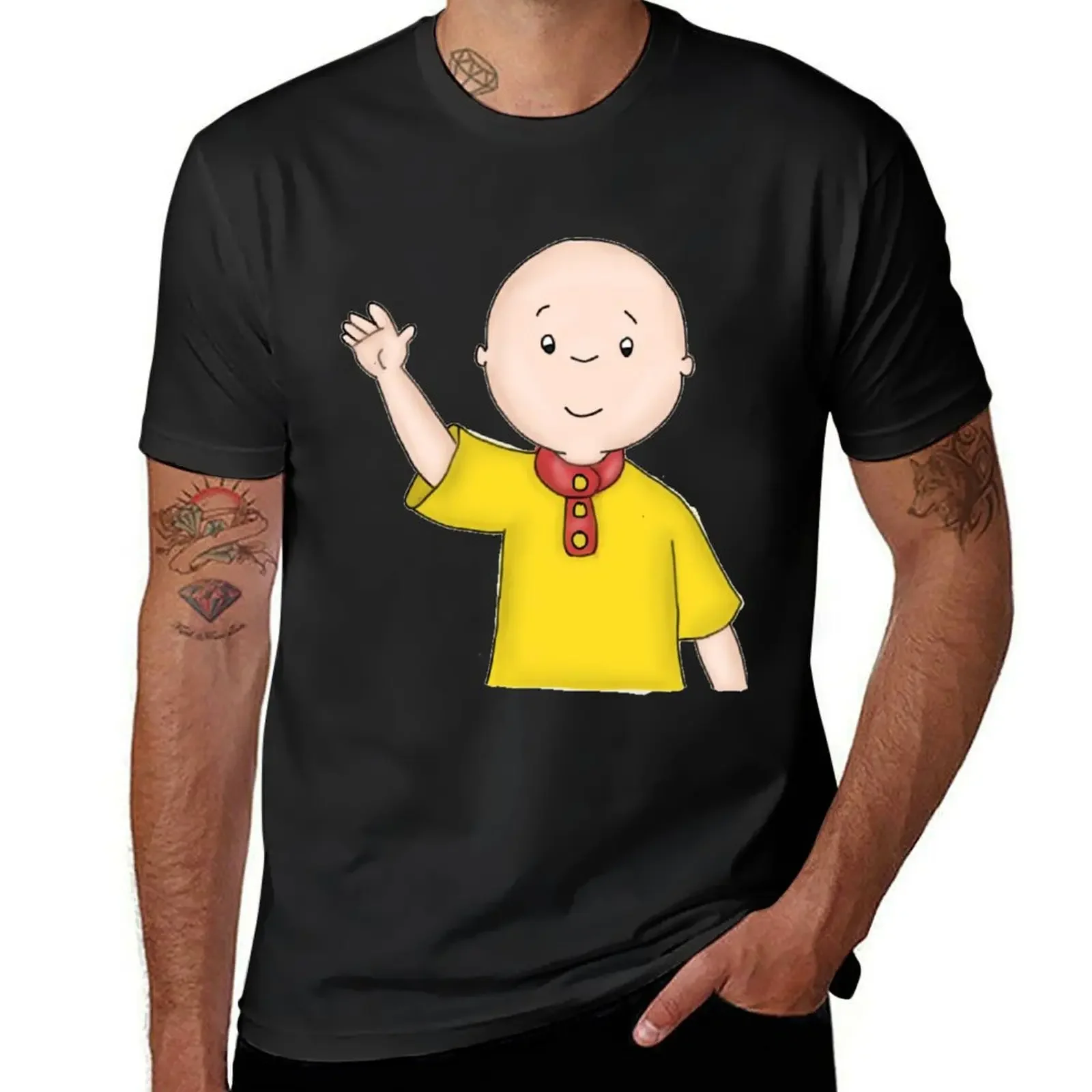 

Caillou T-Shirt Aesthetic clothing summer tops cute clothes oversized graphic tee mens designer clothes