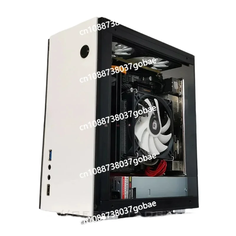 GEEEK A31S Itx Side Transparent , 1U A4 Chassis Non Aluminum Small 1U Power Supply