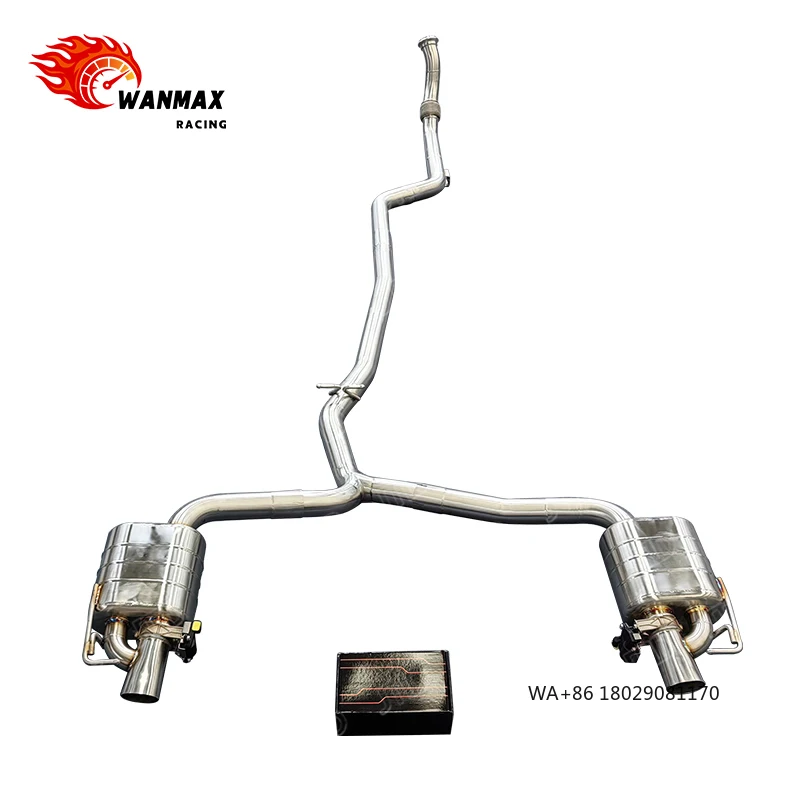 

Выхлопная система из нержавеющей стали с клапаном и турбонаддувом M256 для тюнинга E53 W213 3.0L (2023 г.)