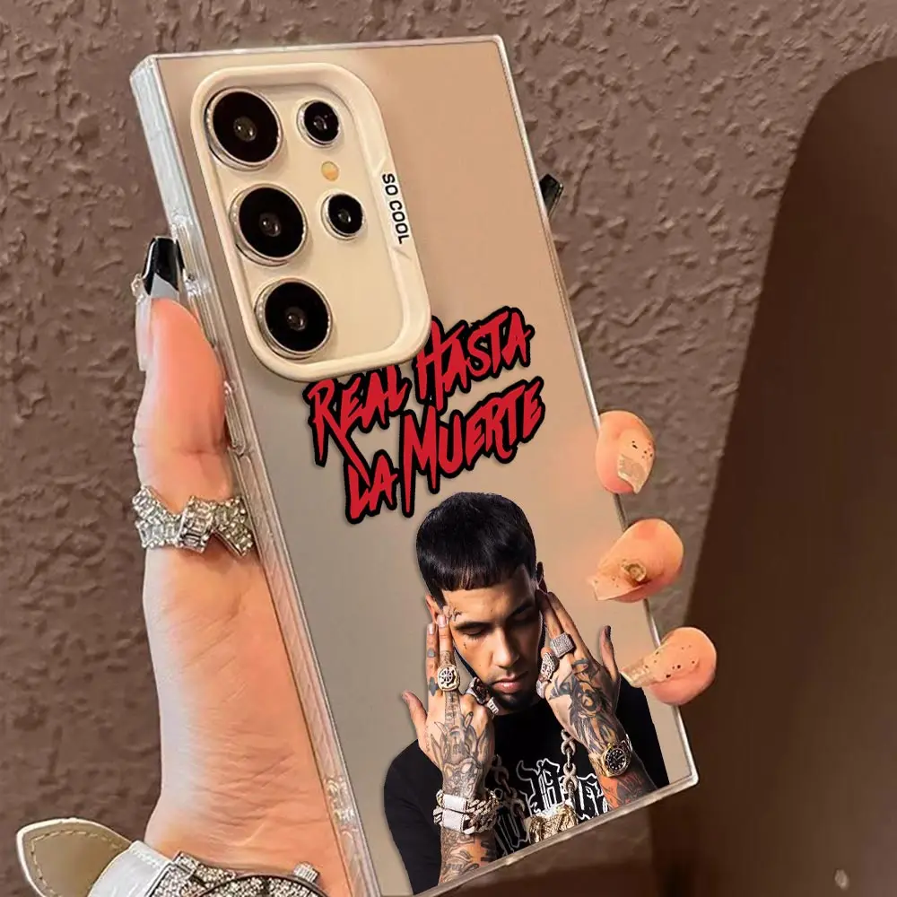Phone Case For Samsung Galaxy S26 S25 S24 S23 S22 S21 S20 FE PLUS ULTRA Bumper Hard Shockproof Cover Rap Anuel AA Real Hasta La