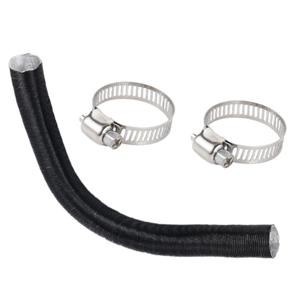 

50CM Parking Heater Duct Air Filter Pipe 25mm Diameter with 2 Clamp Set Air Filter Pipes For Webasto Ebersp