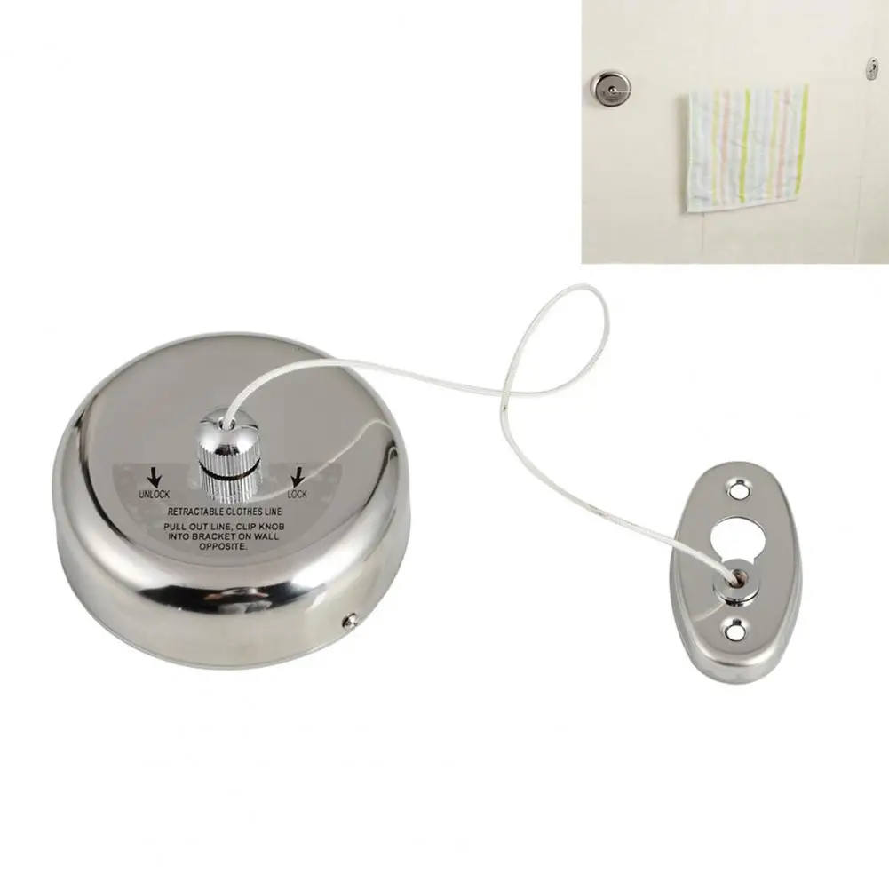 Retracting Clothes Line Heavy Duty Telescopic Clothesline Stainless Steel Retractable Drying Line for Indoor Outdoor Use