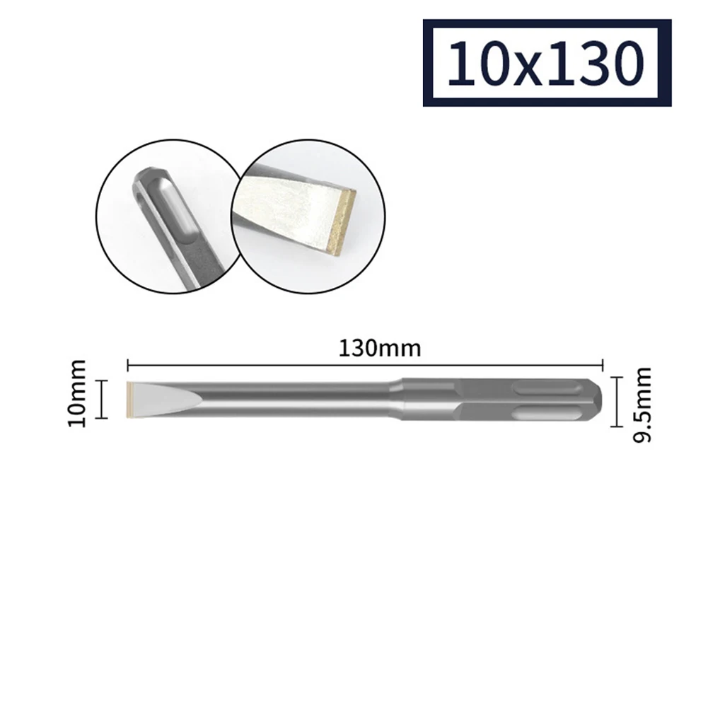 

Quare Shank Chisel Drill Bit Tungsten Carbide Flat Tipped Suitable for All Electric Drills and Hammers