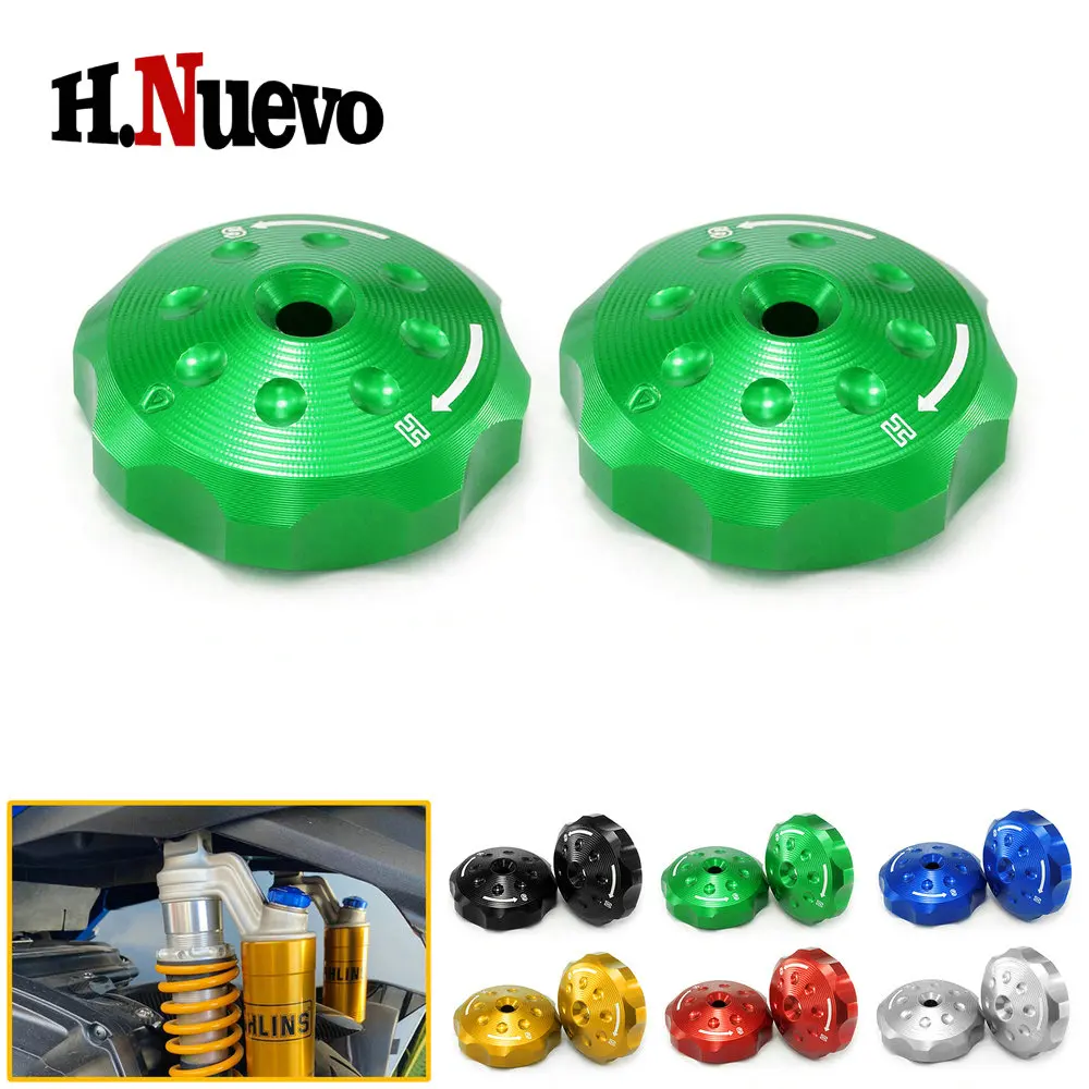 Motorcycle Accessories Universal For BMW HONDA YAMAHA Shock Absorber Damping Adjust Knob Cover Screw Rear Absorbers Suspensions - Image 2