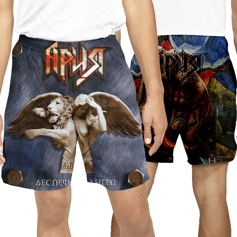 

Hot Ария ARIA BAND Swim Beach Shorts 3d Print Beachwear Swim Trunks Hip hop Men Swimsuit Surf Board Short Sports Pants