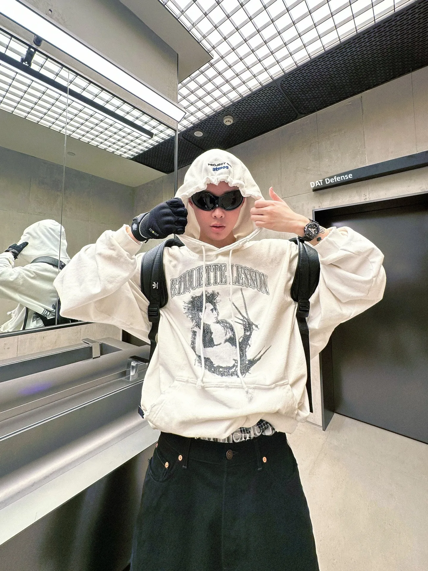 

Street Toxin Oversized Waed Vintage Hoodie Edward Scissors Ha Print Casual Sweatirt American Sle Youth Faion Cotton