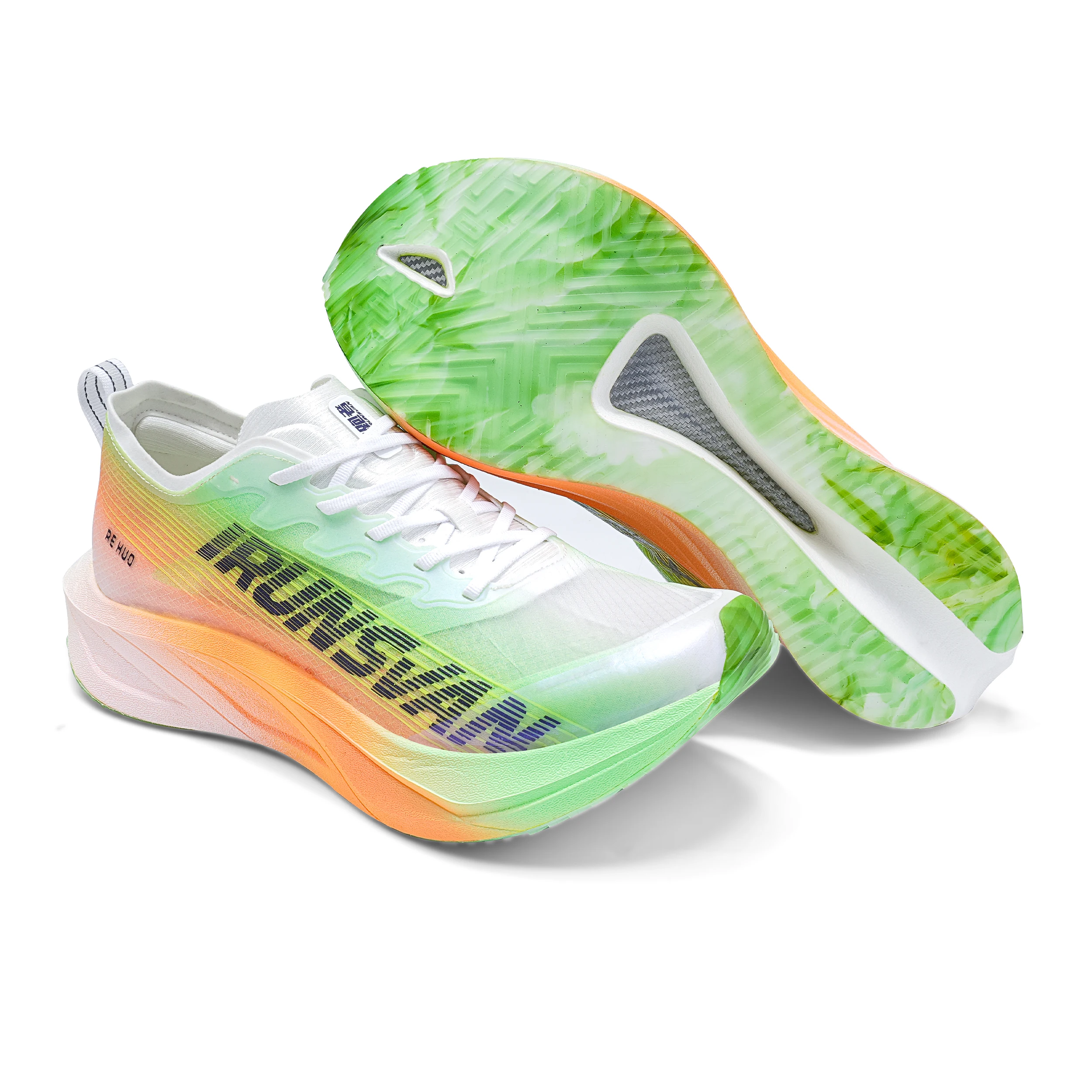 IRUNSVAN carbon plate men marathon running shoes professional stable support shock absorption ultra light rebound sports shoes