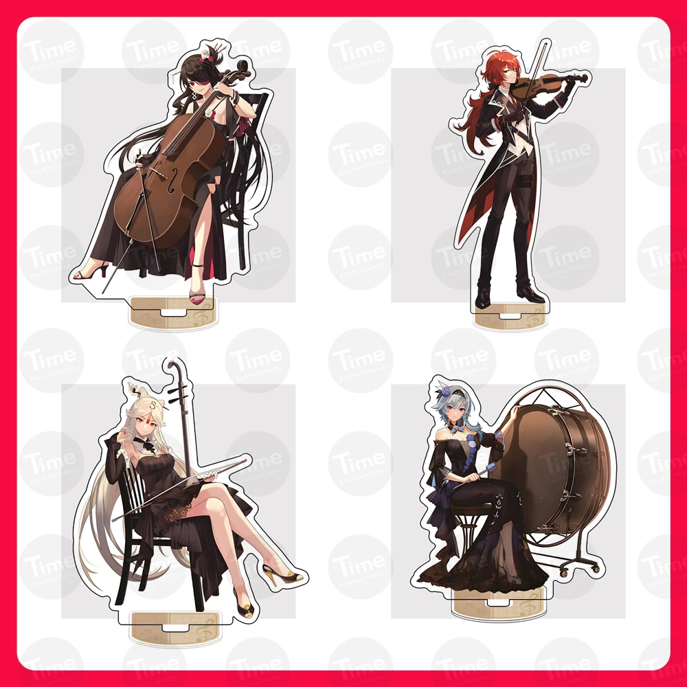 

Anime Figure Genshin Impact Furina Arlecchino Xiao Yae Miko Yelan Acrylic Stand Model Plate Desk Decor Standing Sign Fans Gift