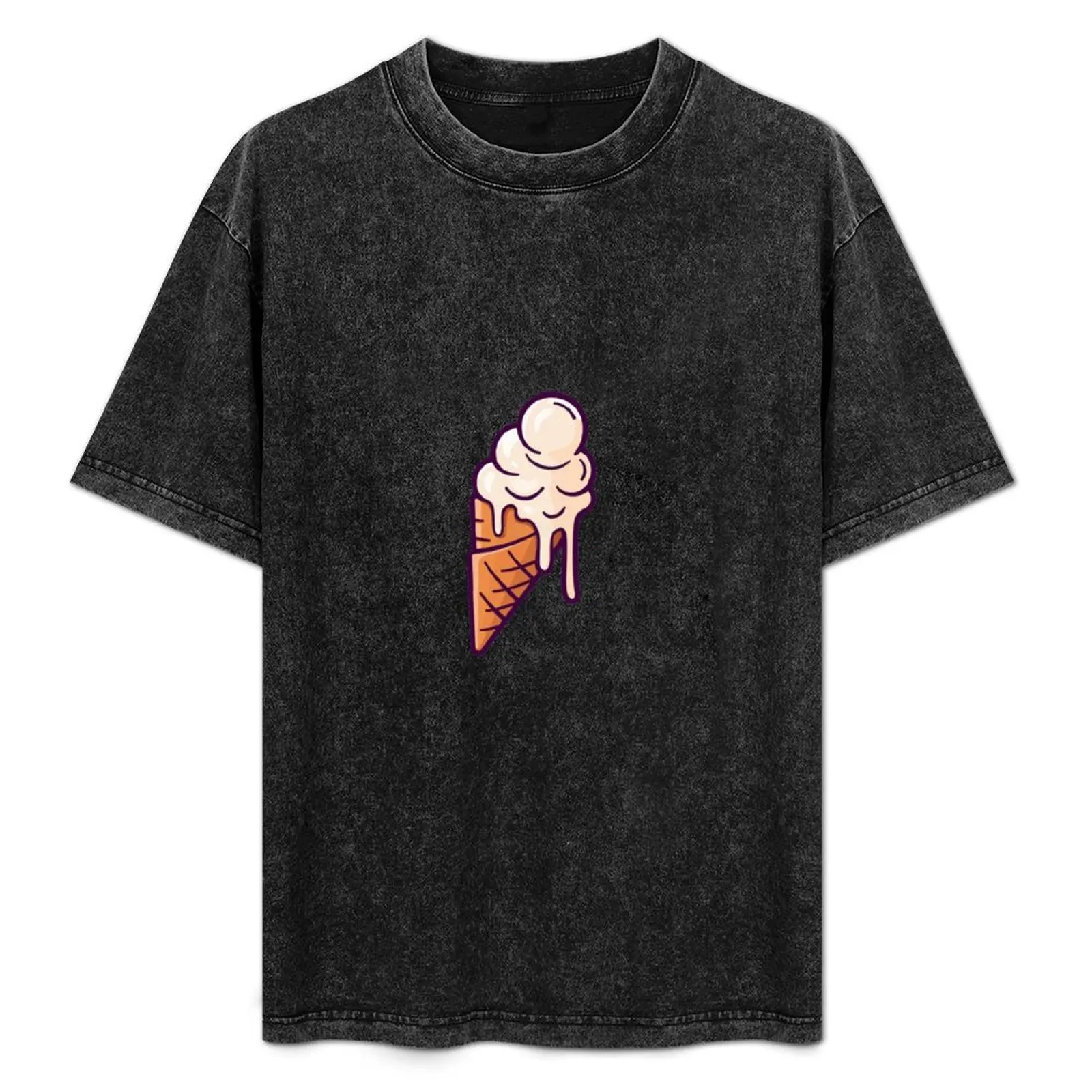 

Icecream T-Shirt Vintage Style Printed Top
