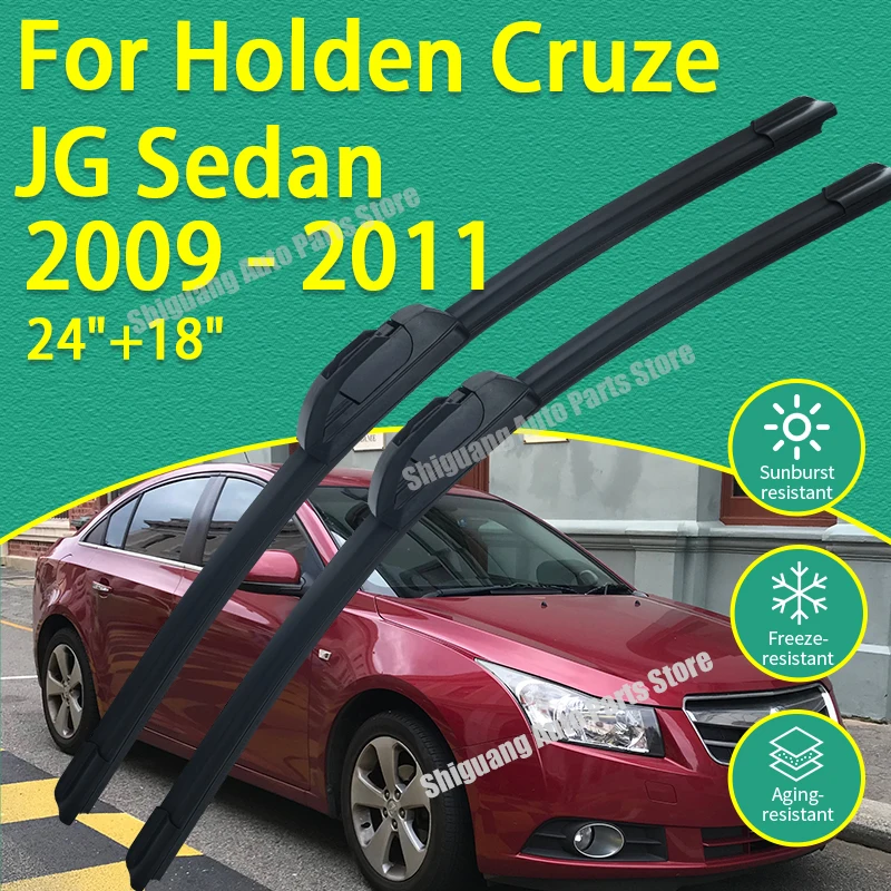 

Front Silicone Coating Wipers for Holden Cruze JG Sedan 2009 - 2011 Car Wiper Windshield Windscreen Blades Accessories 2010