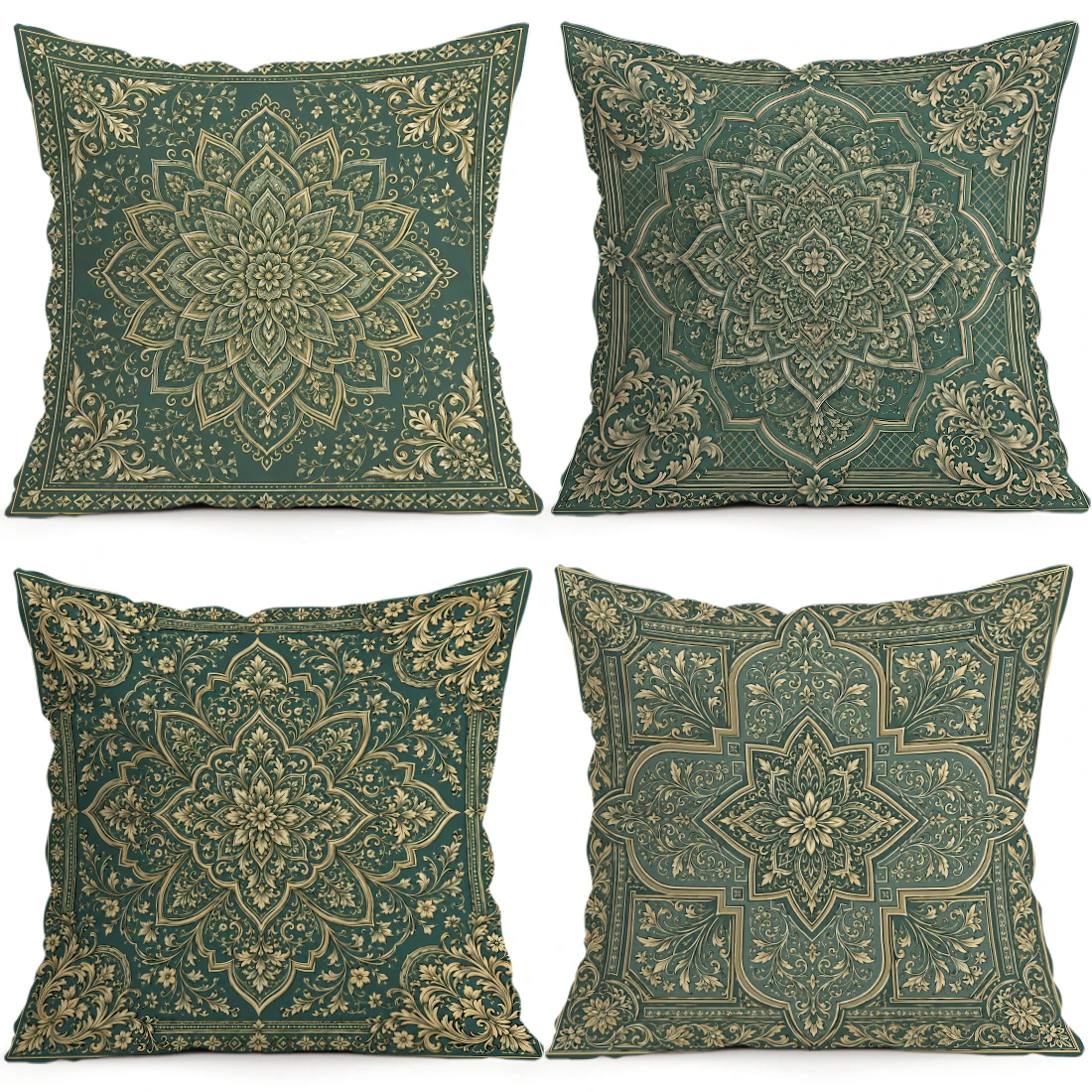 Bohemian Mandala Pillowcase Printed Polyester 40/45/50cm Throw Pillowcover Decorative Sofa Cushion Pillowslip Home Decor