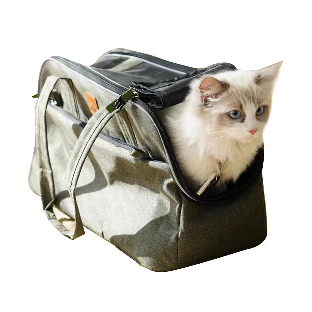 

Dog Cat Carrier Bag, Small Dog Cotton Travel Bag Breathable Available in 4 Seasons, Cat Travel Bag Cat Carrier Bag 4 Colors