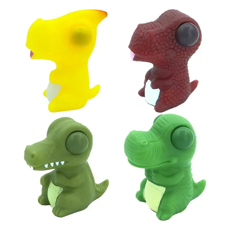 

Dinosaur Squeeze Toy Novelty Animal Popping Eyes Fun Dinosaur Fidget Toys Stress Relief Poping Eyes Toys for Boys and Girls