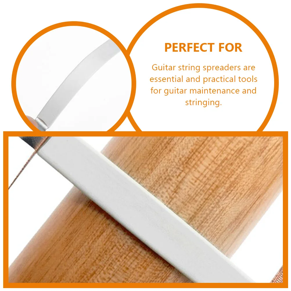 

2 Pcs Guitar String Splitter Organizer Maintenance Tools Kit Acoustic Accessories Parts Metal Support Management