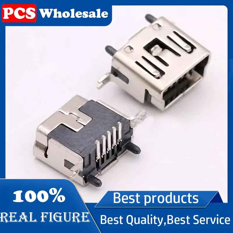 

Вертикальный SMT Mini 5PUSB шасси MINI5P вертикальная палочка USB-разъемная головка вертикальная нашивка 5 контактов