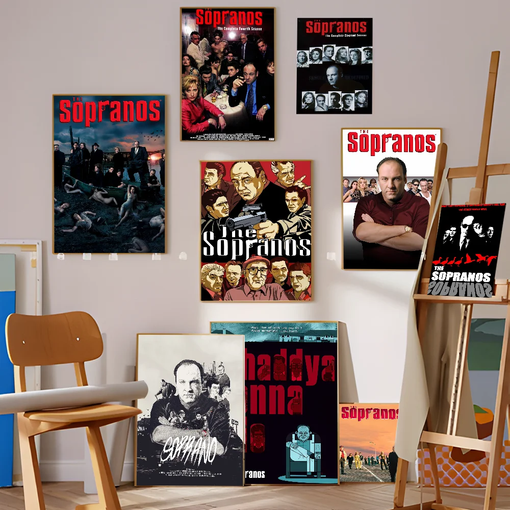 Classic TV Series Show The Sopranos Anime Posters Sticky Whitepaper Prints Posters Artwork Kawaii Room Decor