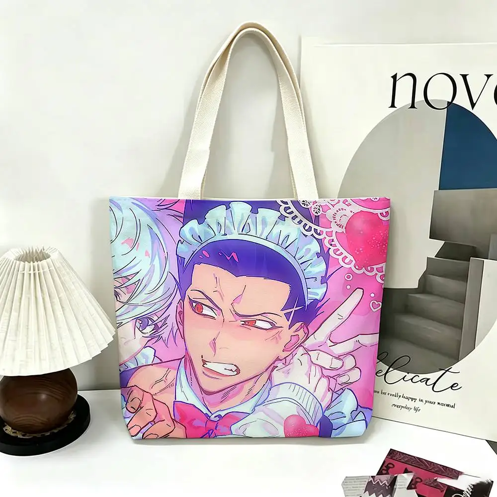 Barou Shouei  Printed Canvas Tote Bag Shoulder Bag Commuter Mommy Shopping Bag