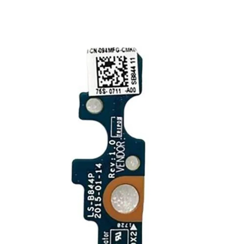 LS-B844P New Original For DELL 5555 5558 5559 Power Switch Button Board ON OFF