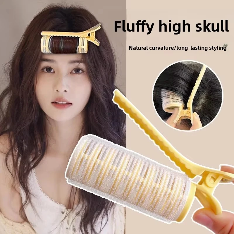 Luftiger Haarclip, keine Hitze, flauschiger Lockenclip, bequemes Haarband, kann das Stirnhaar glätten, flauschiger Haarclip, Haaraccessoire