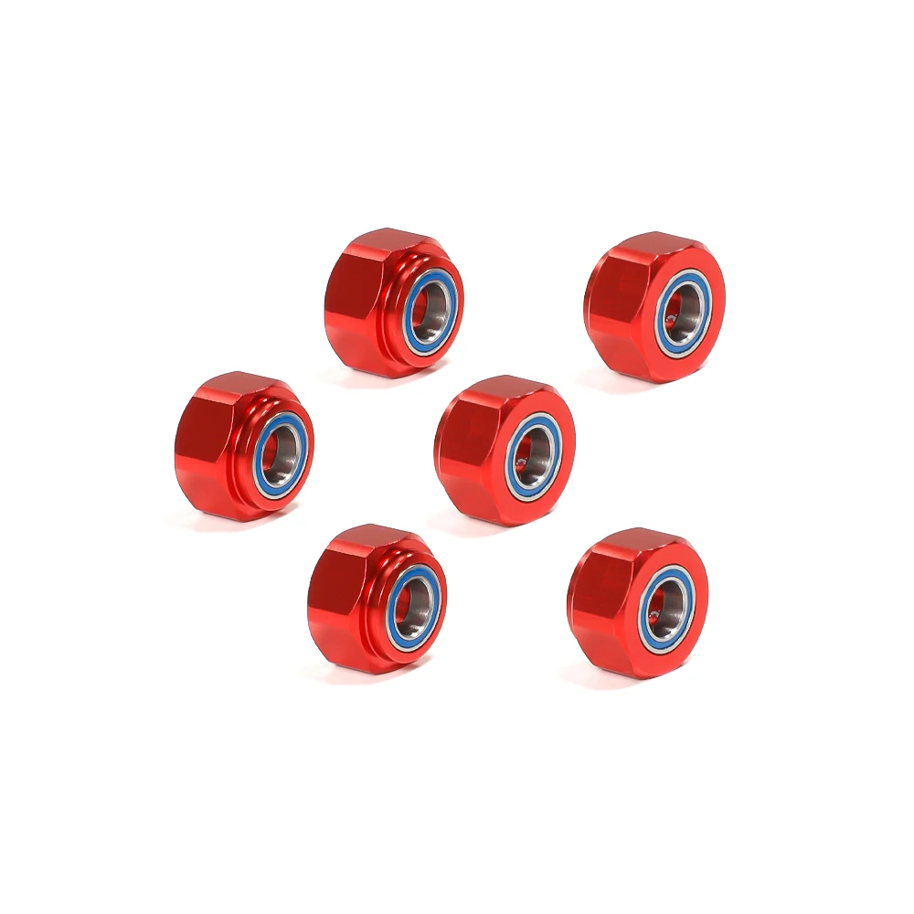 2pcs Aluminum Alloy Bearing Hexagonal Joint (front wheel only)  for Tamiya DT-03 Upgrade Parts