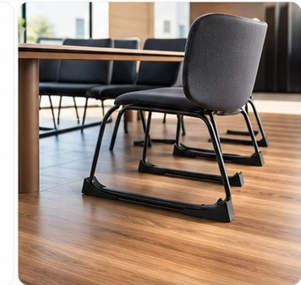 12Pcs Office Chair Stabilizer Pads Anti-Tip Heavy-Duty Leg Protectors Non-Slip Chair Floor Pads for Meeting Room Furniture
