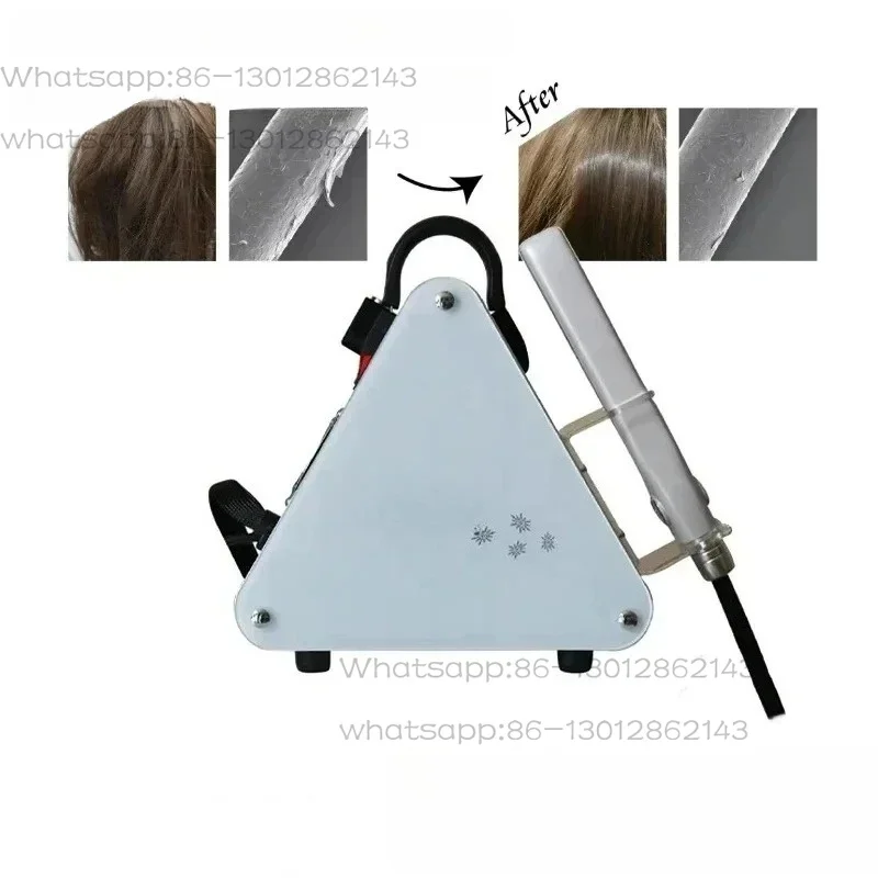 Hair Straight Care Machine Ice Cold Cryotherapy Flat Iron Ice Repair Hair Care Frozen Therapy Cool Treatment Device