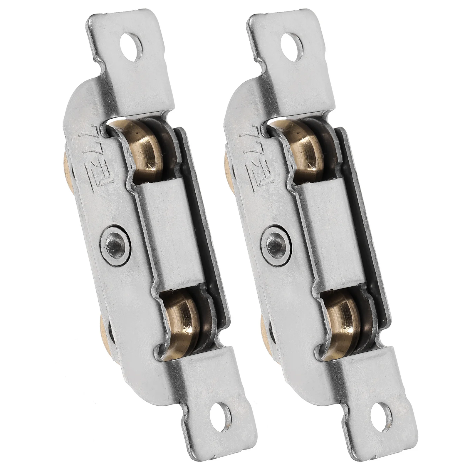 

2Pcs Sliding Cabinet Door Hardware Pulleys Stainless Steel Wheel Replacement Track Roller for Sliding Glass Doors Patios