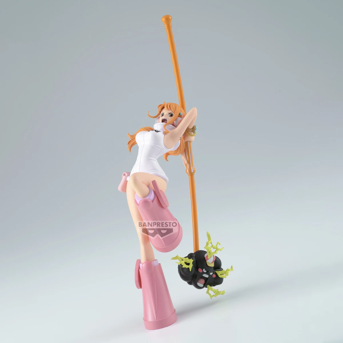 Bandai-Figura Anime One Piece, REGISTO DE BATALHA COLLECTION-NAMI, Estatueta Action, Modelo Colecionador, Brinquedos de Boneca, Original, 15cm