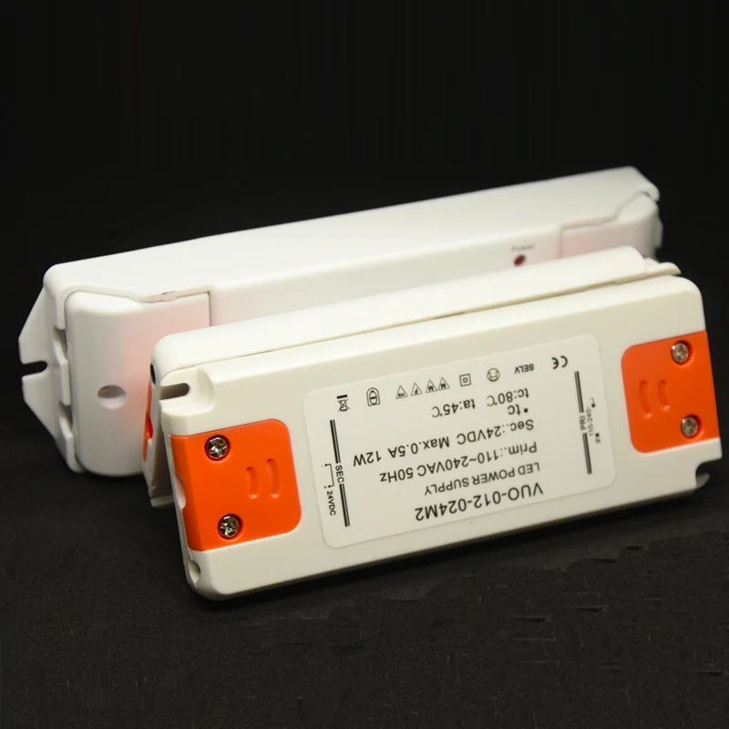 12V 24V dc Slim LED Power Supply 6W 12W 15W 20W 30W 40W 50W 60W AC100V-240V Constant Voltage Strip Light Transformer