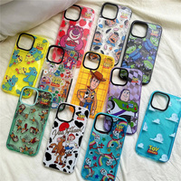 Cartoon Toy Story Woody Buzz Lightyear Phone Case For iPhone 15 14 13 12 11 Pro Max Couple Soft TPU Cover
