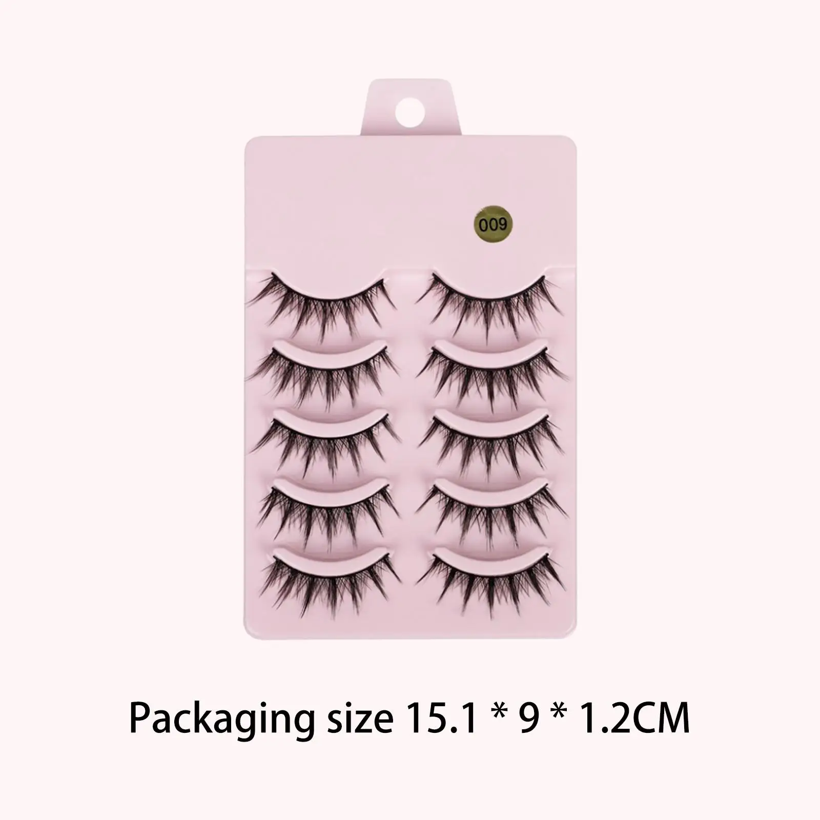 ขนตาปลอม 5 ชิ้น อุปกรณ์แต่งหน้าที่ใส่สบาย ขนตาฮาโลวีน ขนตาปลอมทำมือ สำหรับผู้หญิง ของขวัญสำหรับสาวๆ คอสเพลย์ เทศกาล