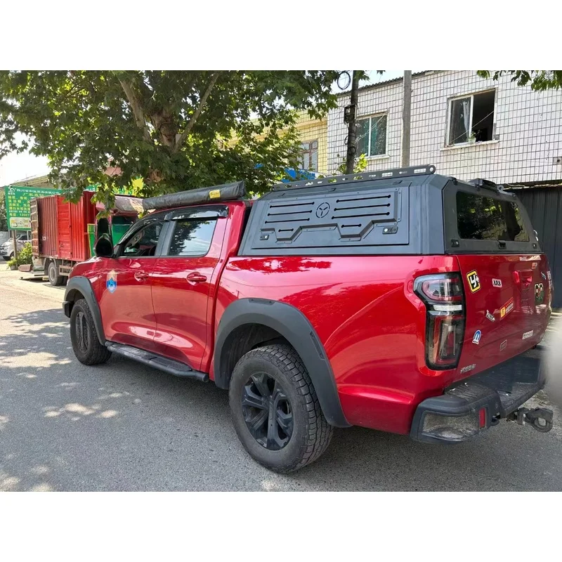 Auto Parts Waterproof Hardtop Canopy Camper Shell Aluminum Alloy Steel For Ram 1500 F150 Hilux Pickup Offroad Modification